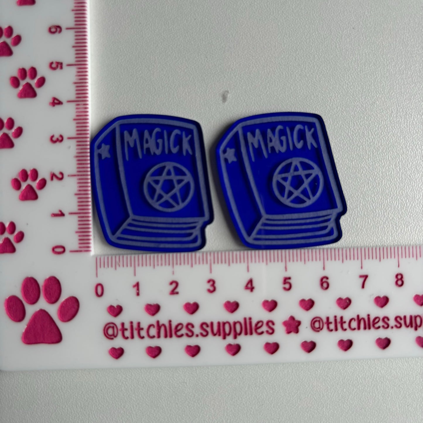 Magick Book Earring Mould