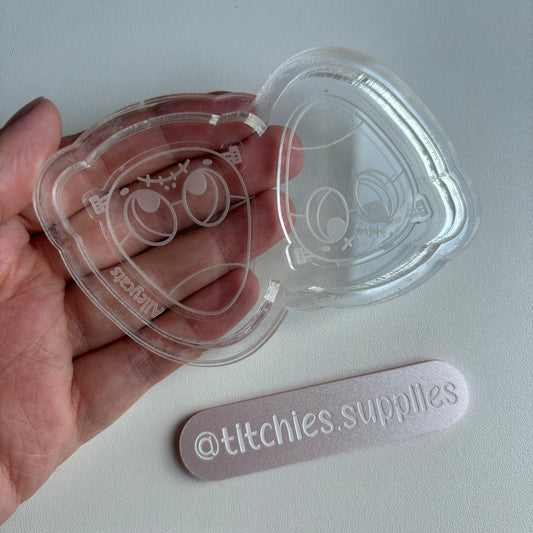 Candy Corn Monster Earring Mould