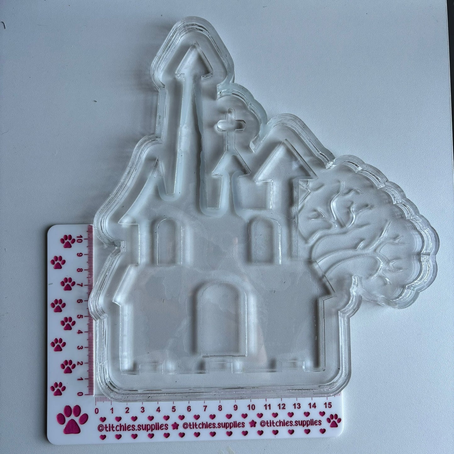 Haunted House Wall Shelf Mould, 10mm Thick