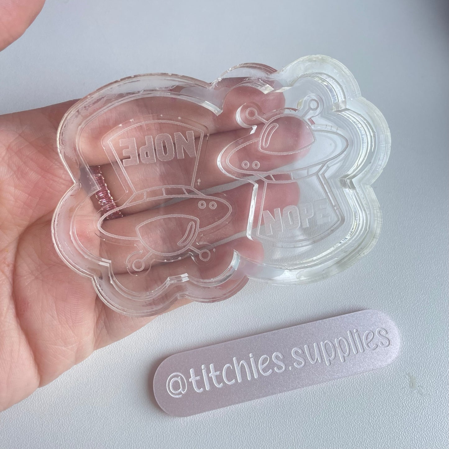 Nope UFO Earring Mould
