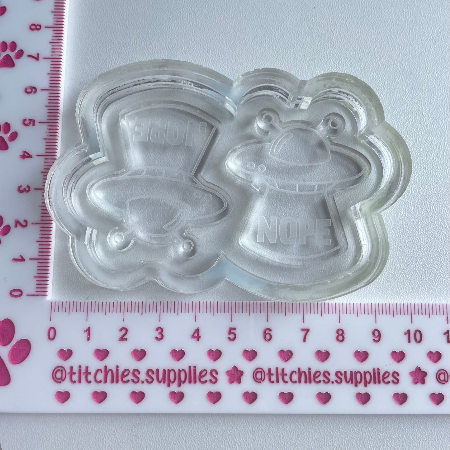 Nope UFO Earring Mould