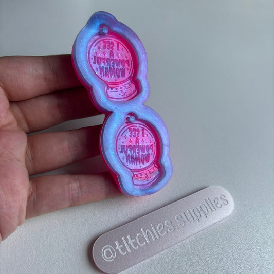 Little Owl Mould - Powerful Woman Crystal Ball Earring Mould