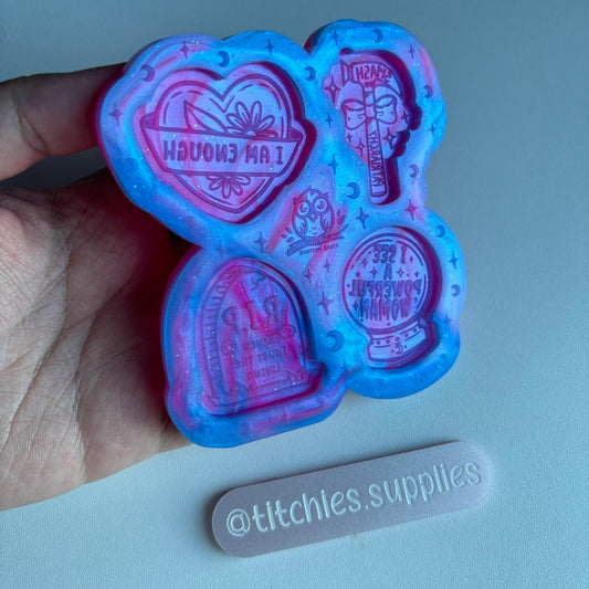 Little Owl Mould - Badass Babe Pin Palette