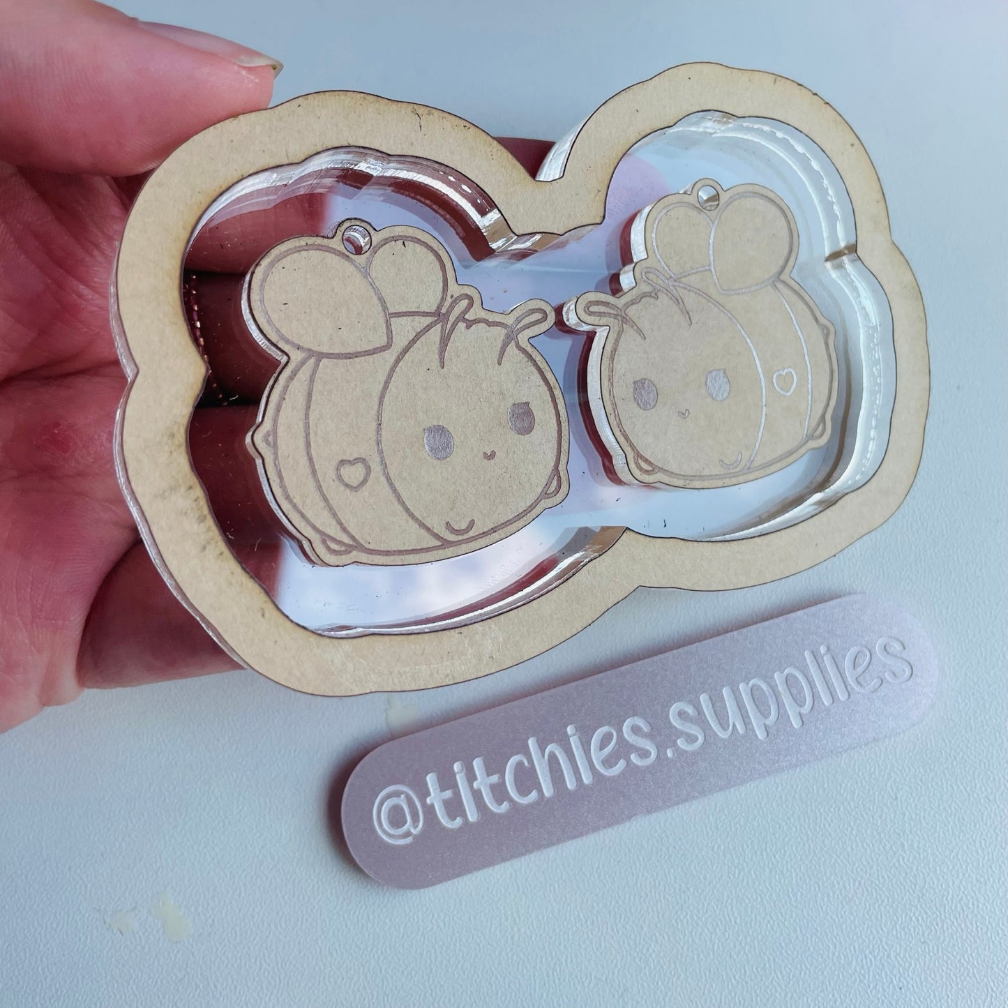 Kawaii Bumble Bee Earring Mould