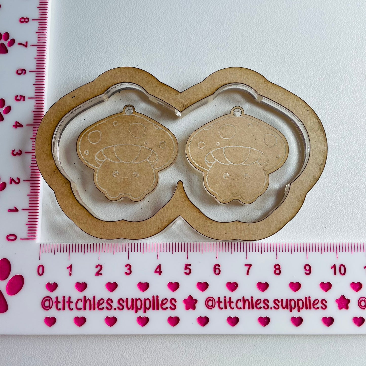 Toadstool Dude Earring Mould