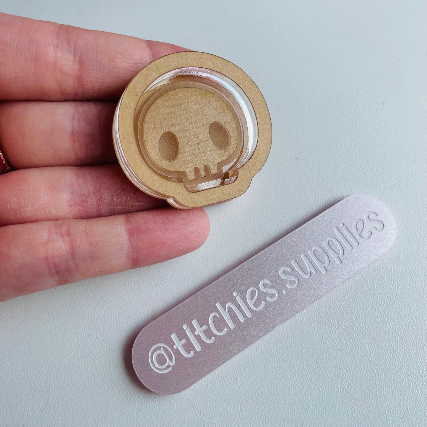Cute Skull Shaker Mould