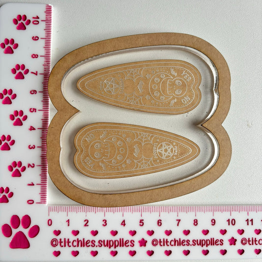 Planchette Tear Drop Hair Clip/Barrette Mould