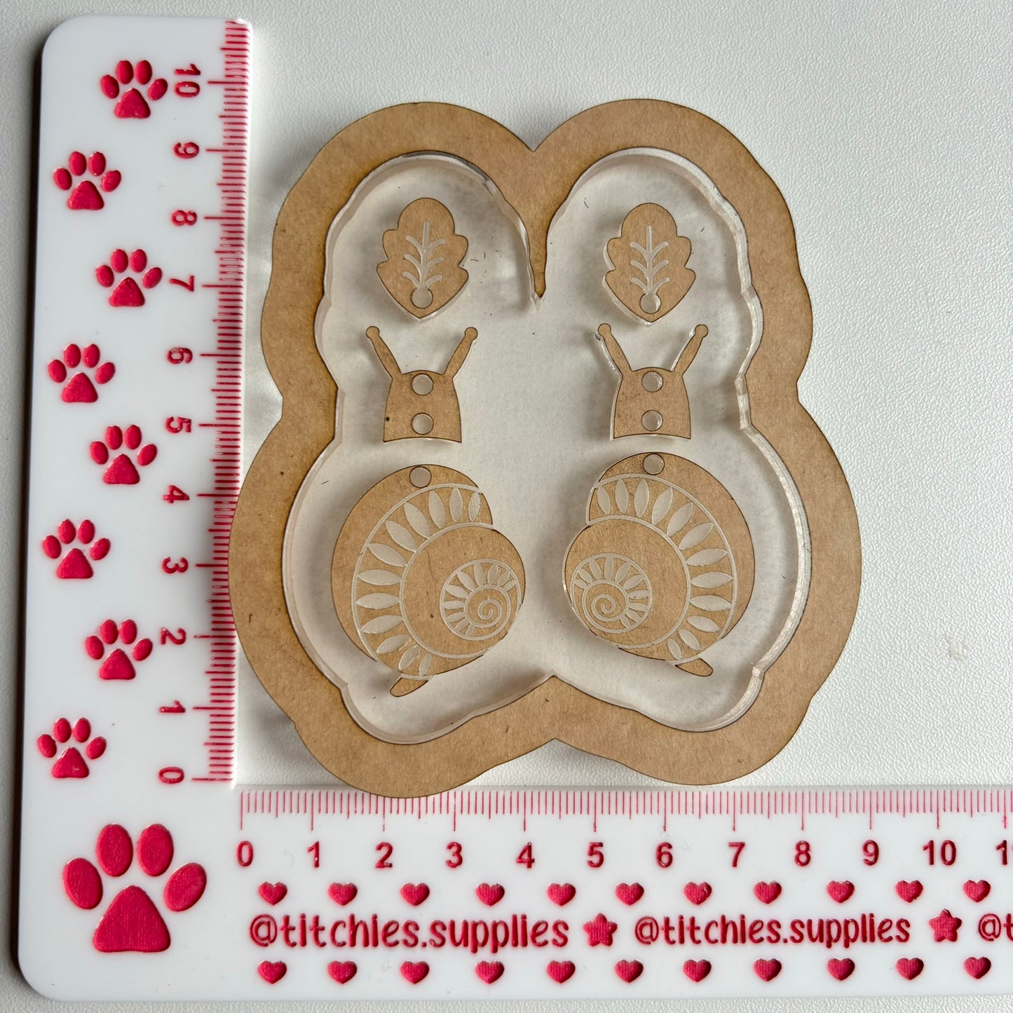 Snail Trio Earring Mould