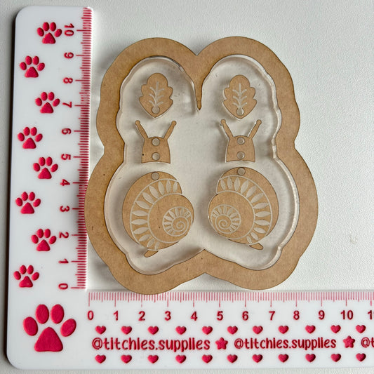 Snail Trio Earring Mould
