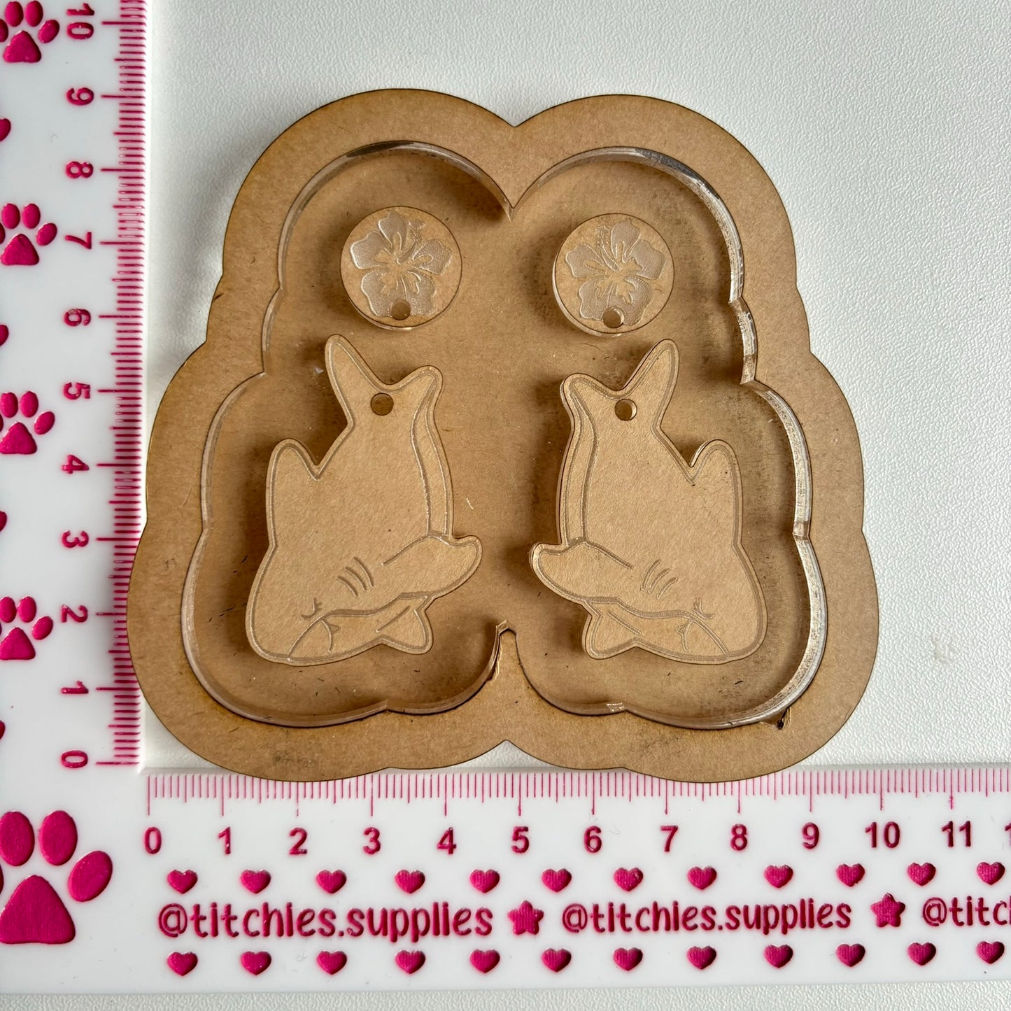 Great White Shark Earring Mould