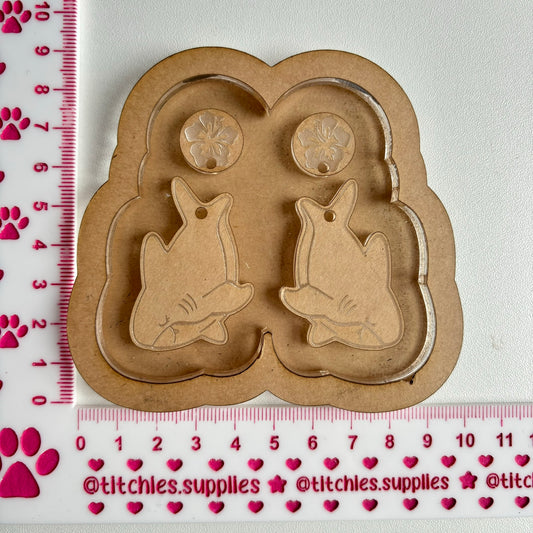 Great White Shark Earring Mould