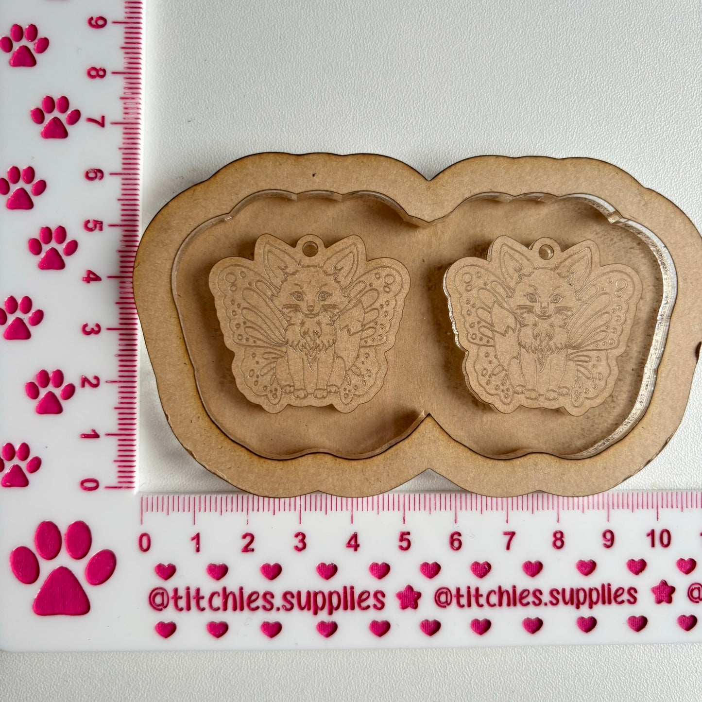 Flying Fox Earring Mould