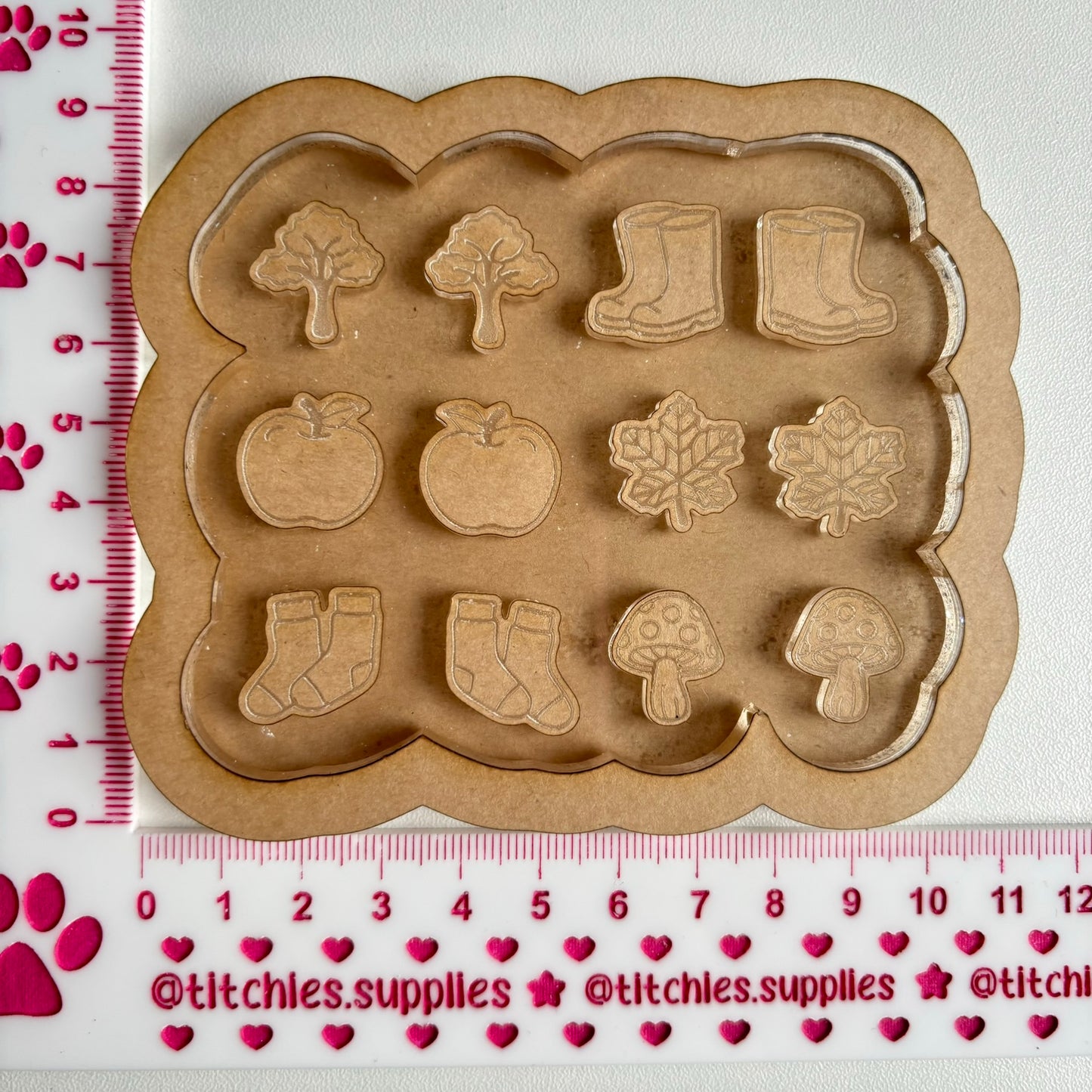 Autumnal Stud Palette Mould