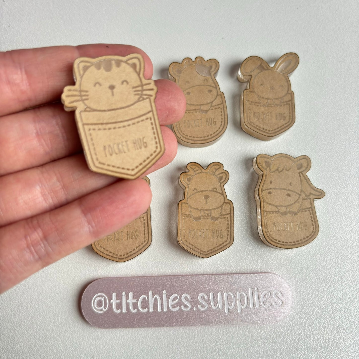 Animal Pocket Hugs, 6mm Thick