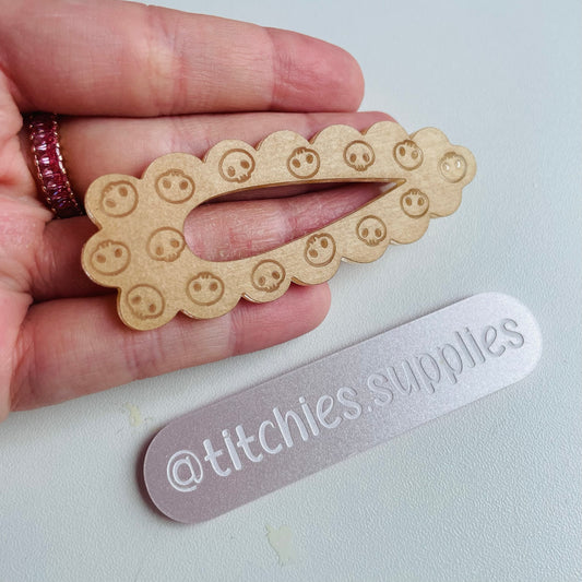 Cute Skulls Hair Clip Barrette Mould