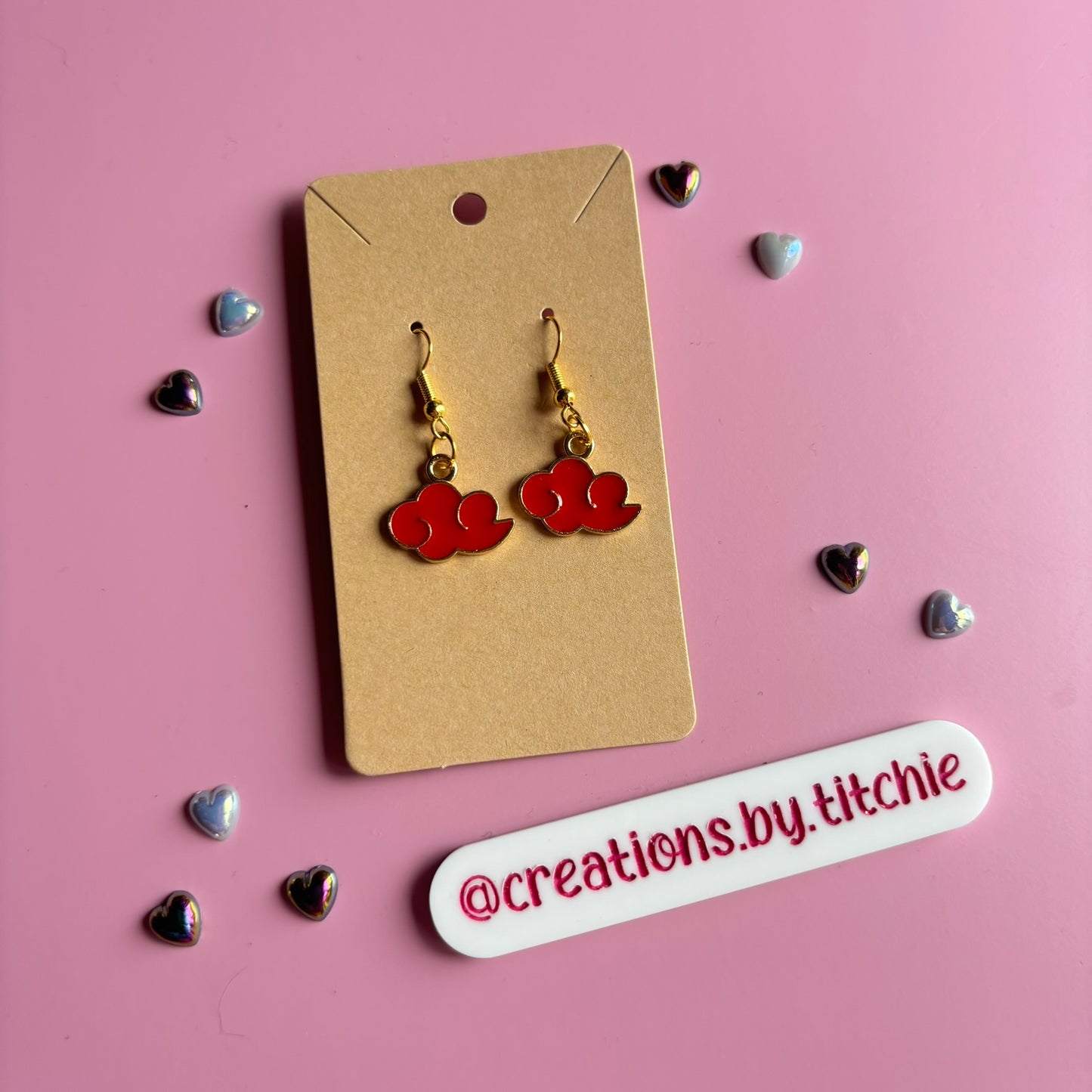 Red Cloud Earrings