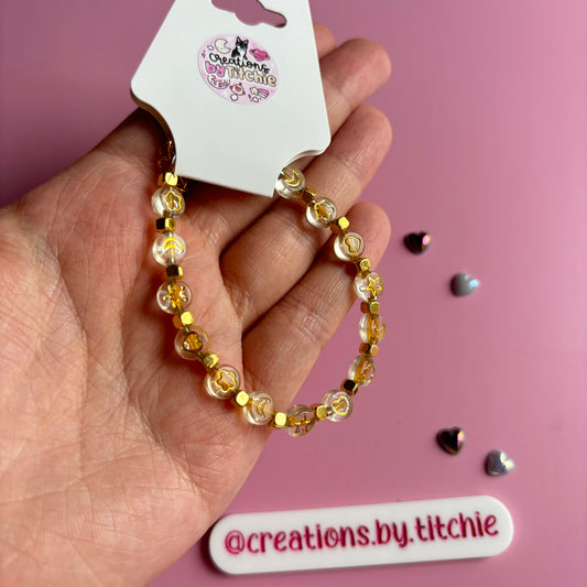 Bracelet - Gold Round Shapes