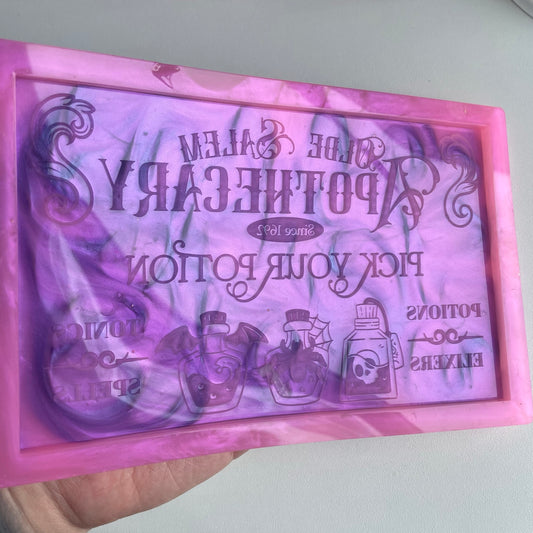 Old Salem Apothecary Wall Hanging/Plaque Mould, 5mm Thick