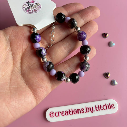 Bracelet - Black Geode