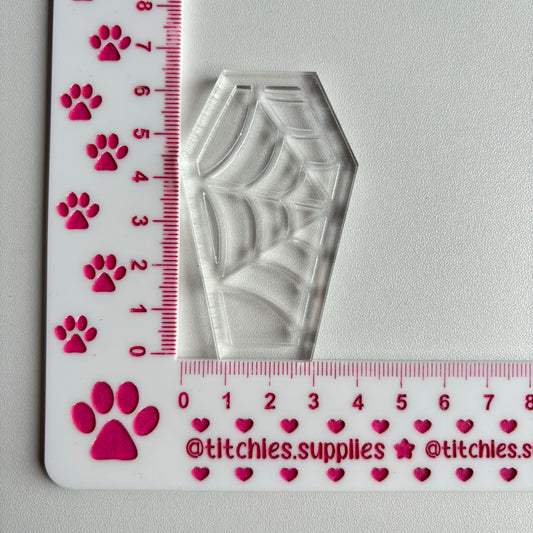 Shallow Shaker Mould - Web Heart