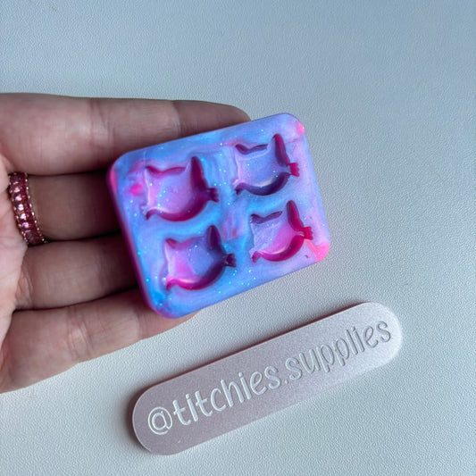 Predomed Cat Studs and Keyring Mould