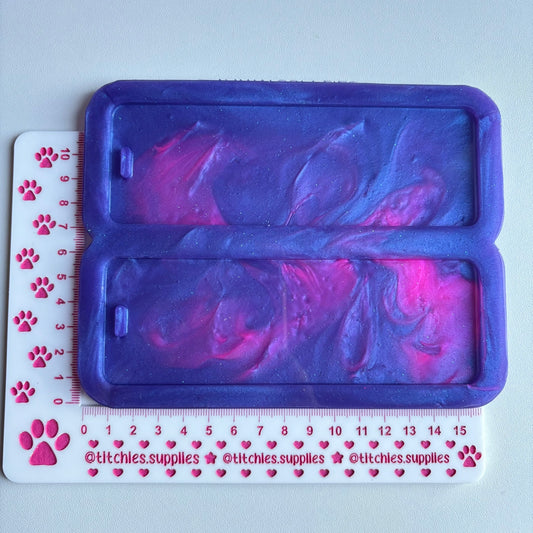 15cm Duo Bookmark Mould - Straight Edges