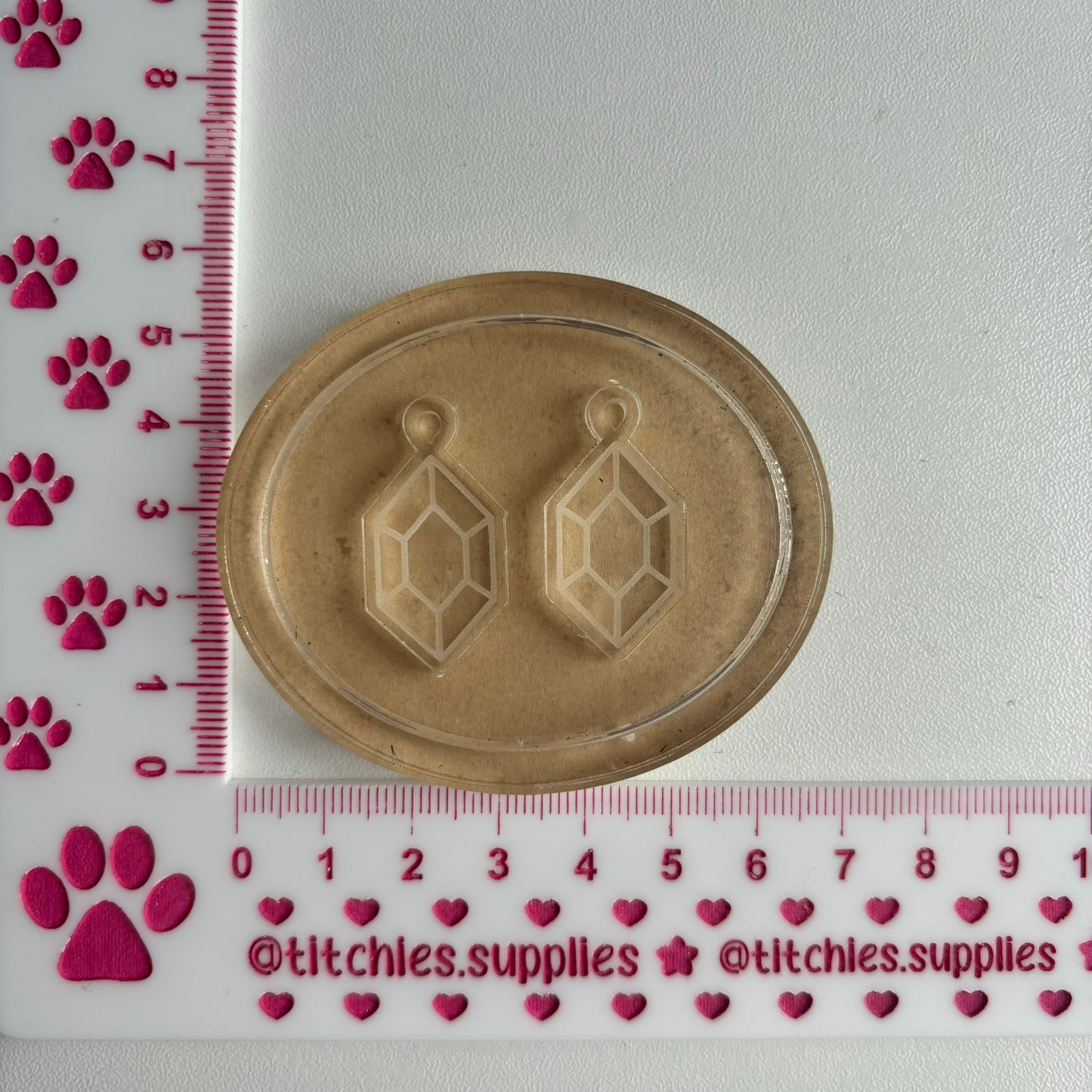 Gem Stone Earring Mould