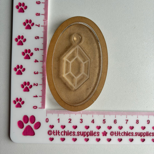 Gem Stone Keyring/Pendant Mould