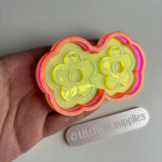 Daisy Flower Earring Mould