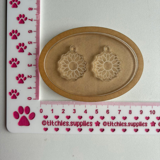 Small Sunflower Earring Mould