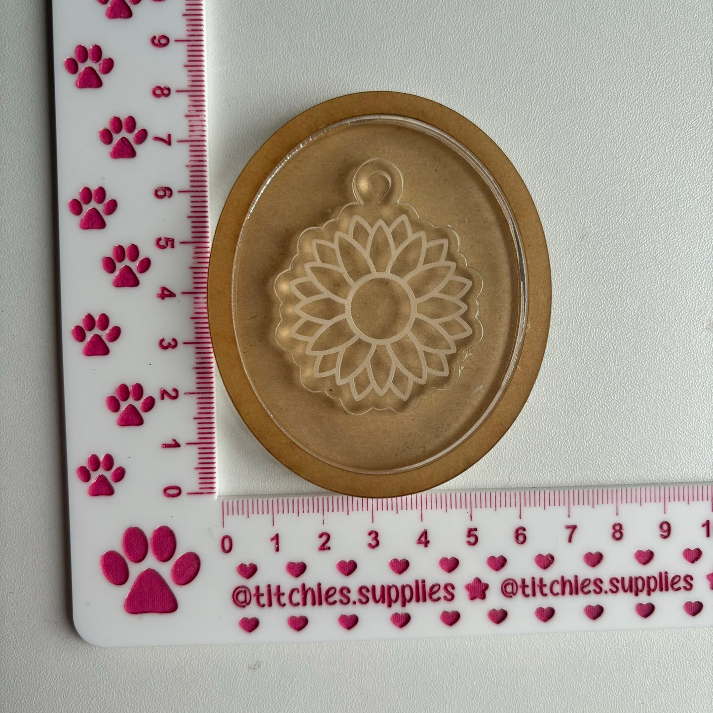 Sunflower Keyring/Pendant Mould