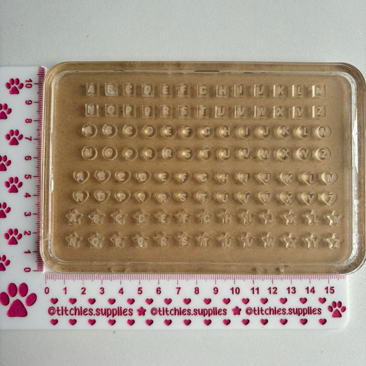 Alphabet Mini Pieces Mould