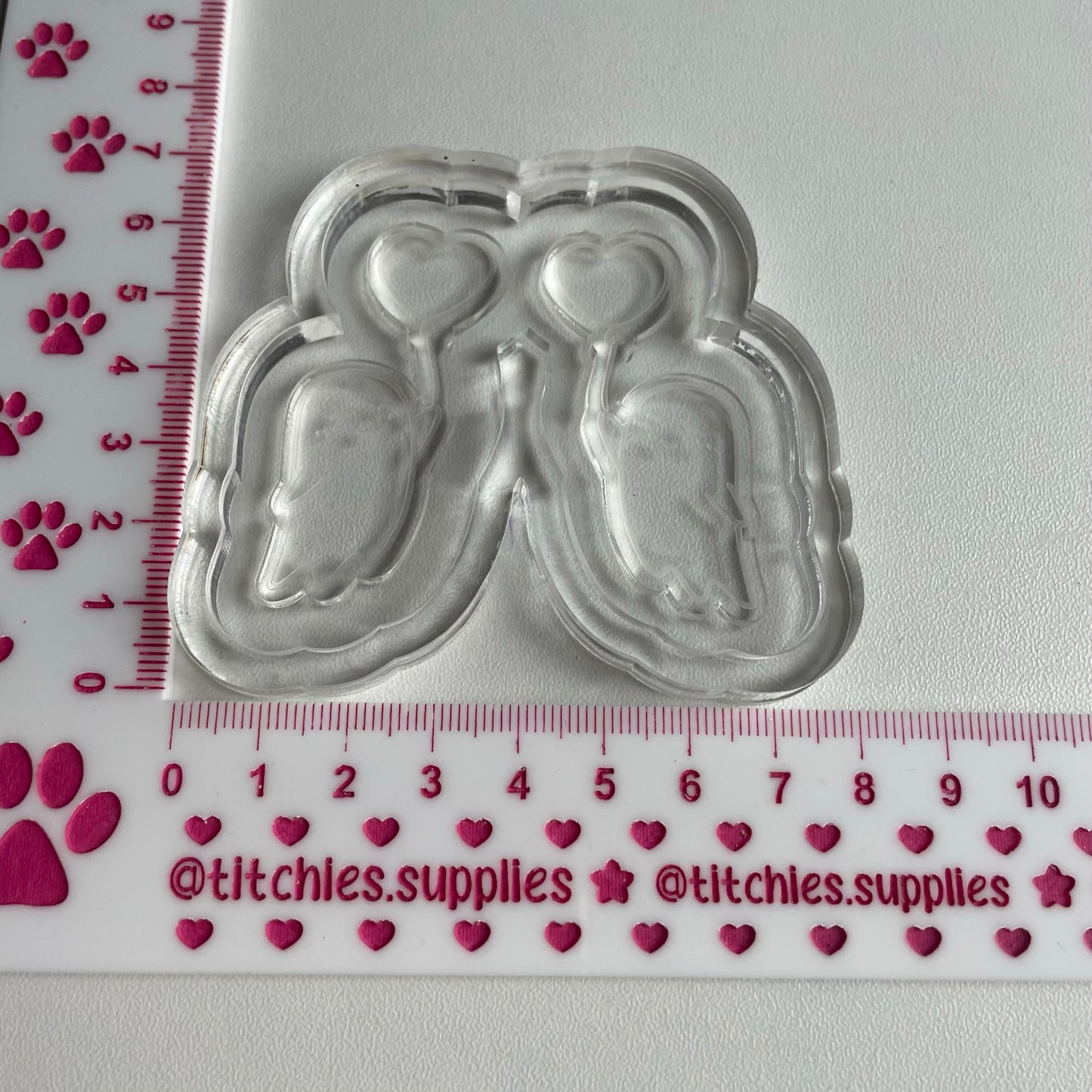 Floating Ghost Balloon Earring Mould