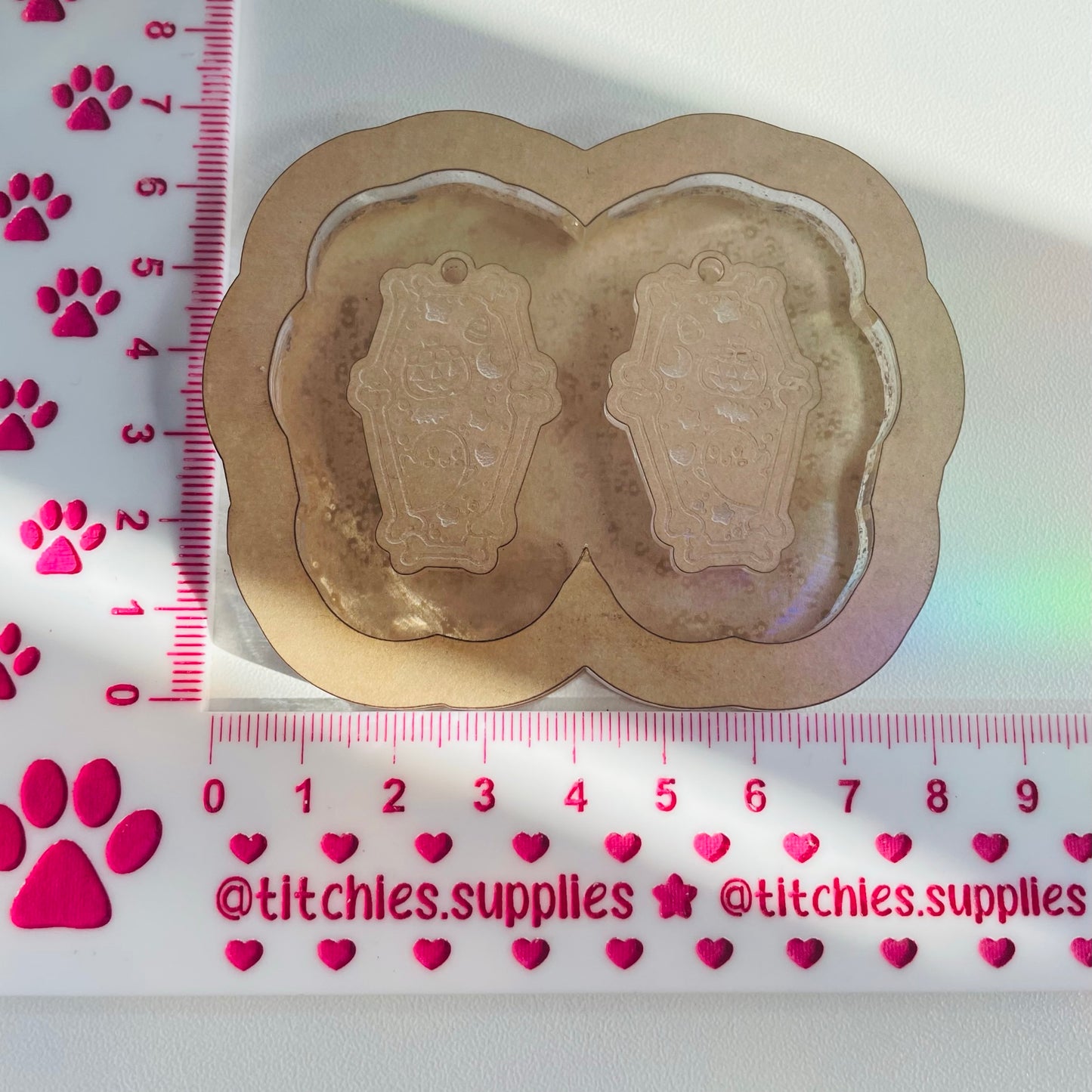 Bone Coffin Earring Mould