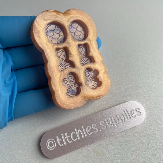 Mermaid Stud Palette Mould