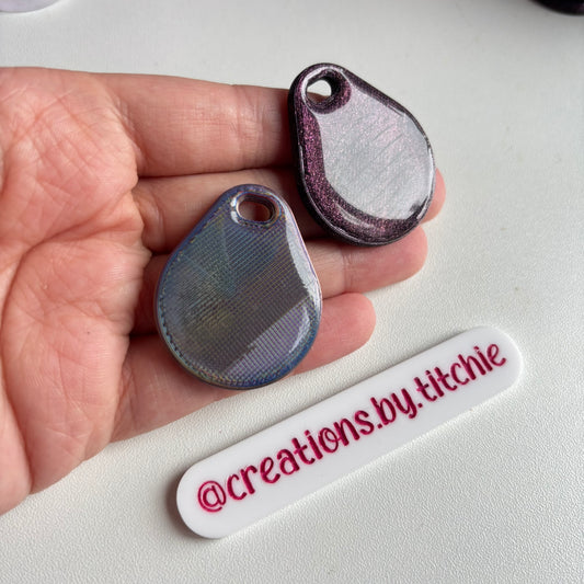 NFC Electronic Business Card Tags - Plain Round