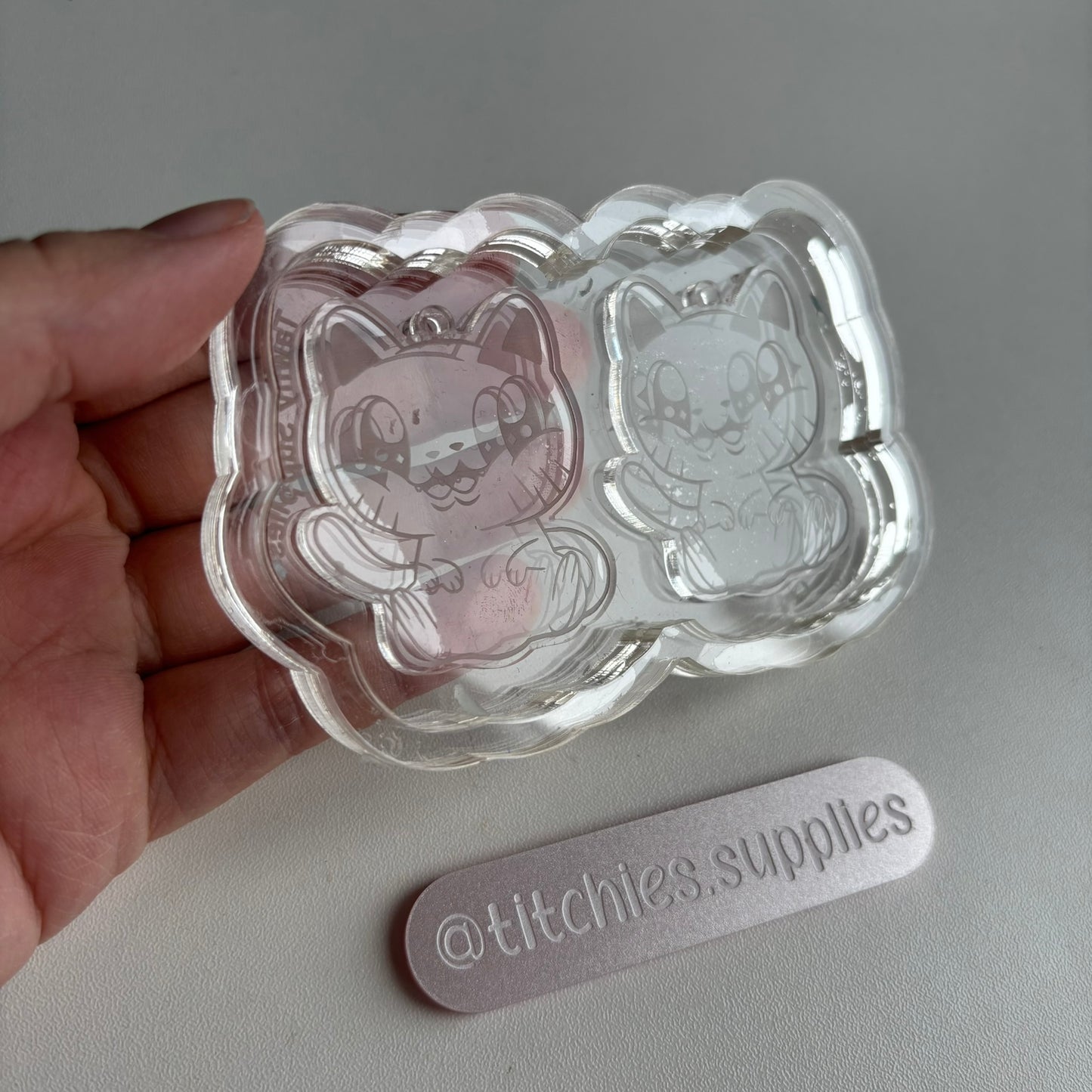 Happy Cat Earring Mould