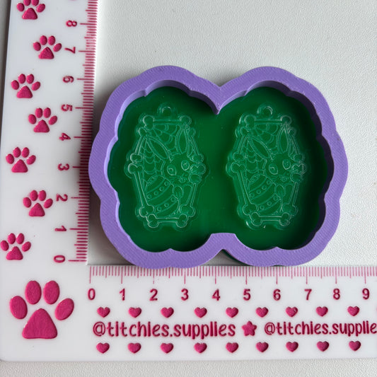 Bunny Coffin Earring Mould