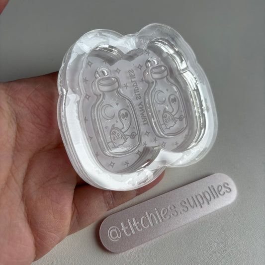 Spooky Bottle Earring Mould