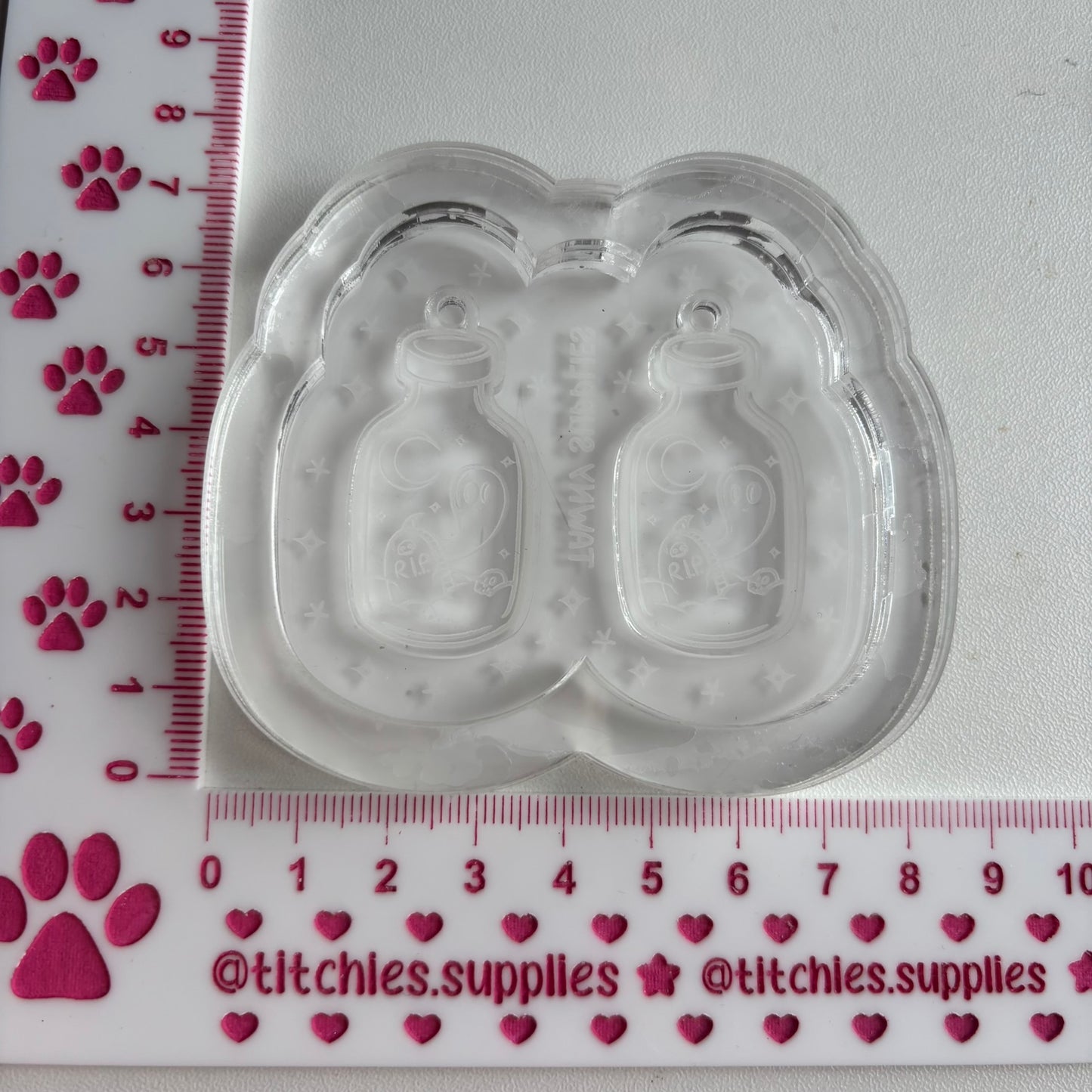 Spooky Bottle Earring Mould