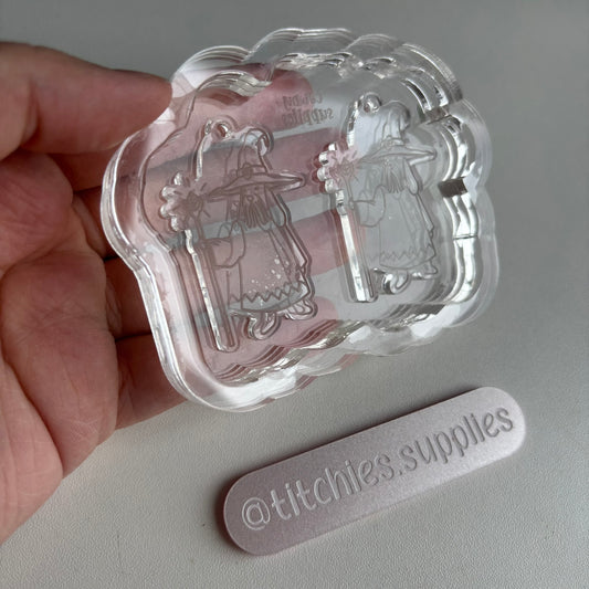 Dog Wizard Earring Mould