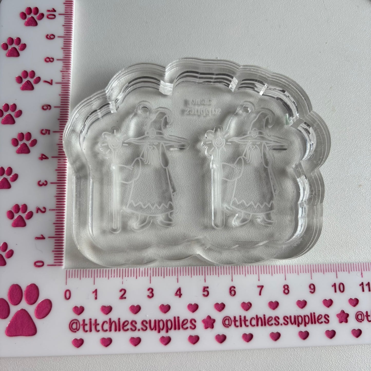 Dog Wizard Earring Mould