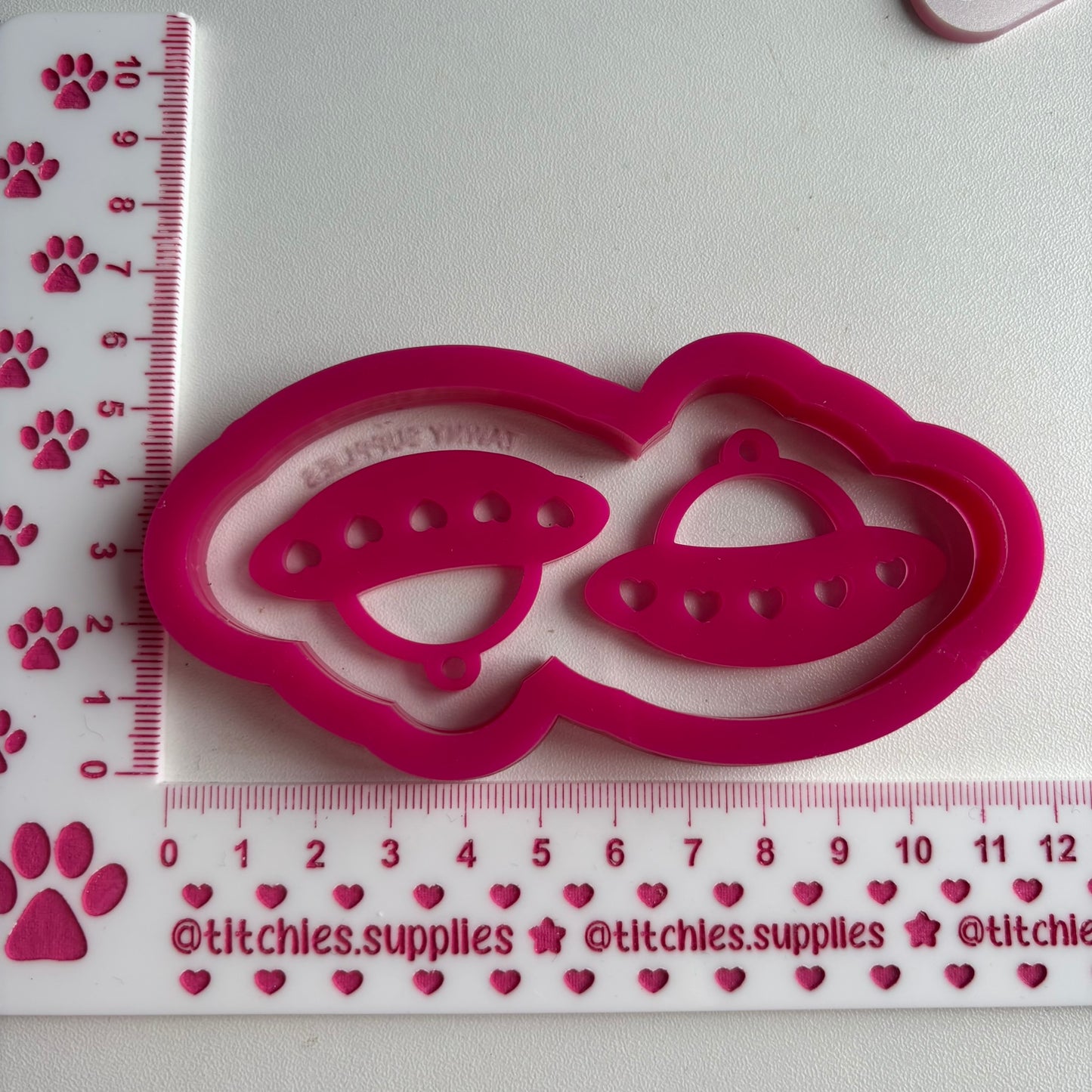 UFO Heart Earring Mould