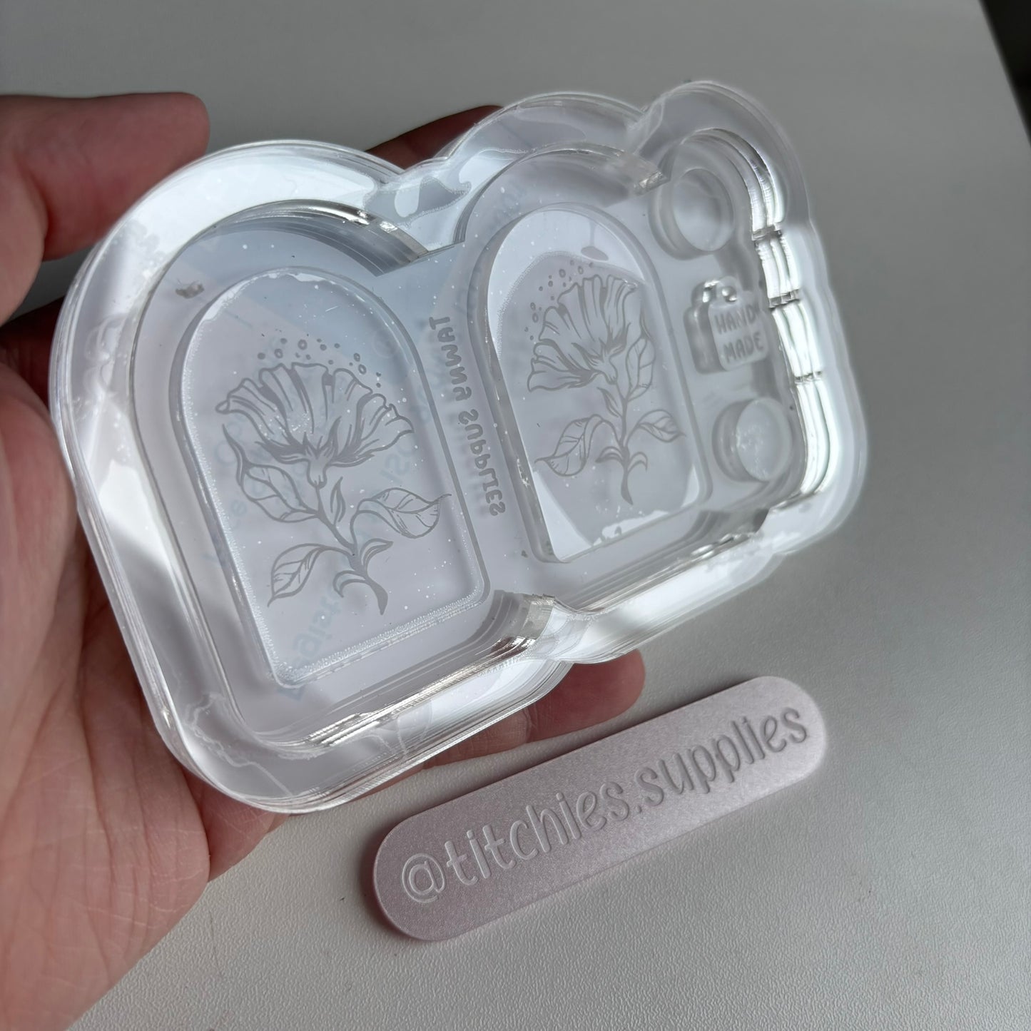 Flower Earring Mould - Peony