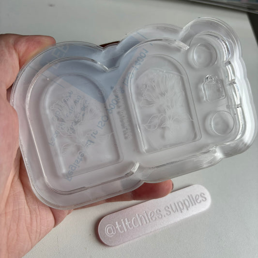 Flower Earring Mould - Peony