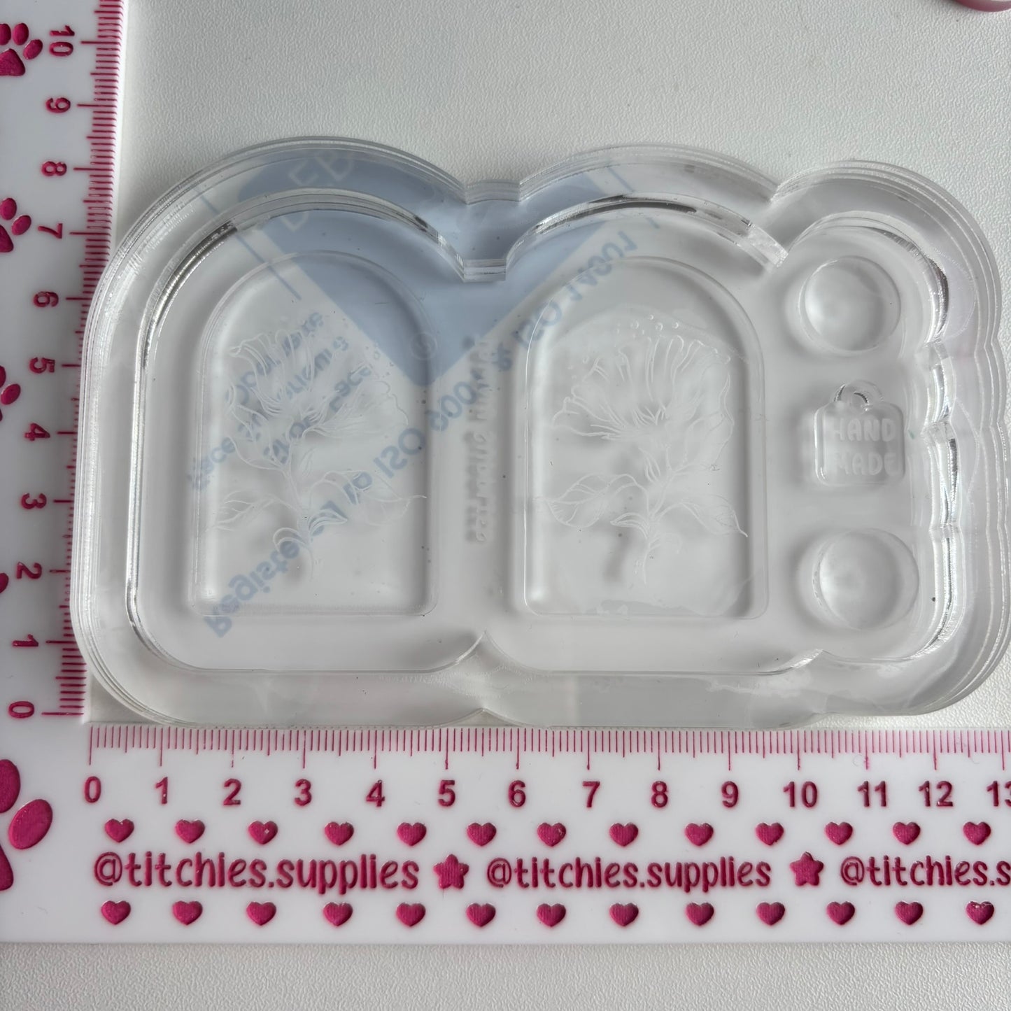 Flower Earring Mould - Peony