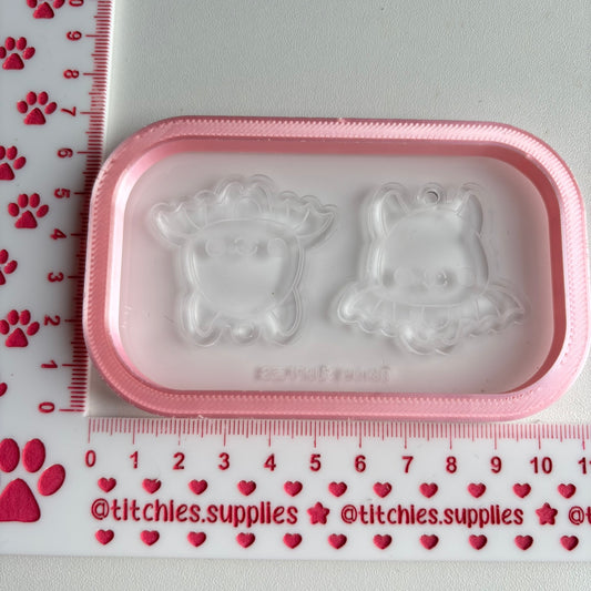 Cute Bats Earring Mould