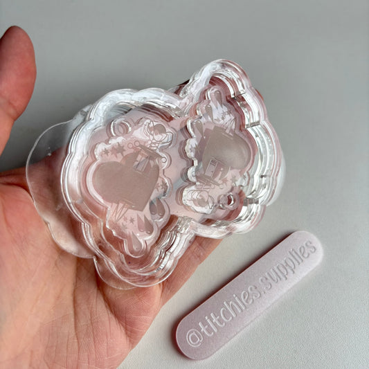 Bleeding Heart Earring Mould