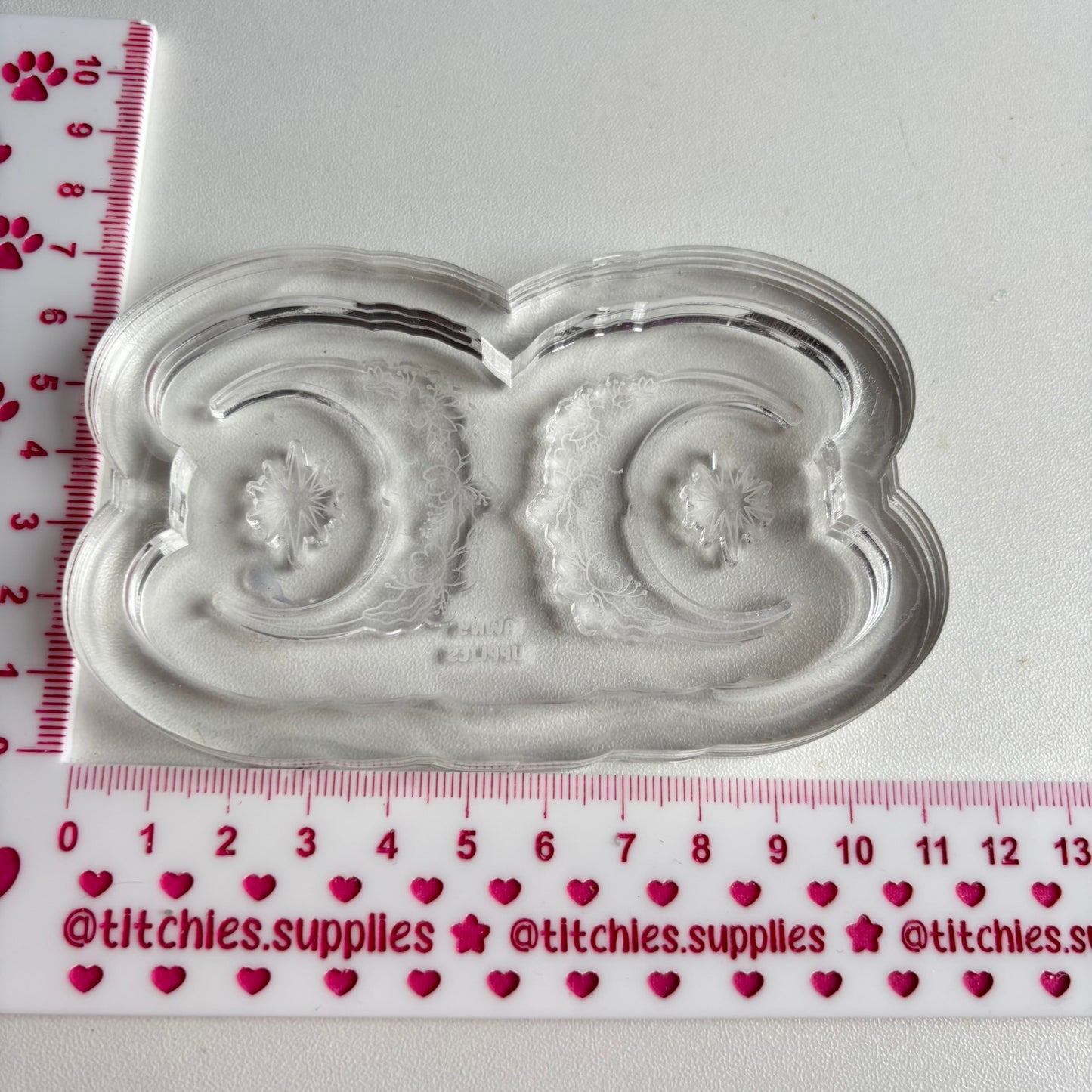Floral Moon Earring Mould