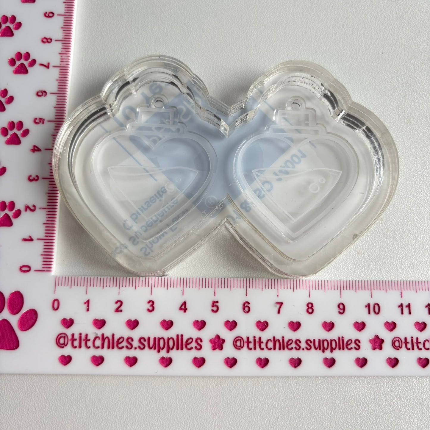 Heart Potion Earring Mould